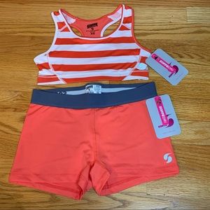 Soffe Bra and Shorts Set - New
